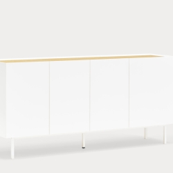 Сервант Arista 4D3Dr белый