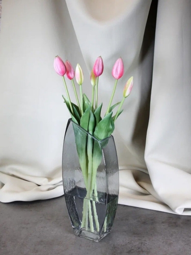 Ваза стеклянная для цветов и сухоцветов  Terra Design TDVBD01