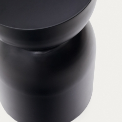 Rachel Приставной столик из металла с черной отделкой Ø 30,5 см