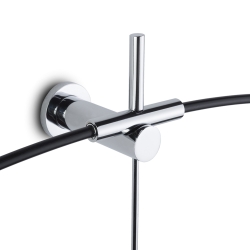 Часы Nomon  BILBAO L (основание - черный фиберглас/стрелки - черный лак/центр - хромированная сталь). D=105см, H=110см