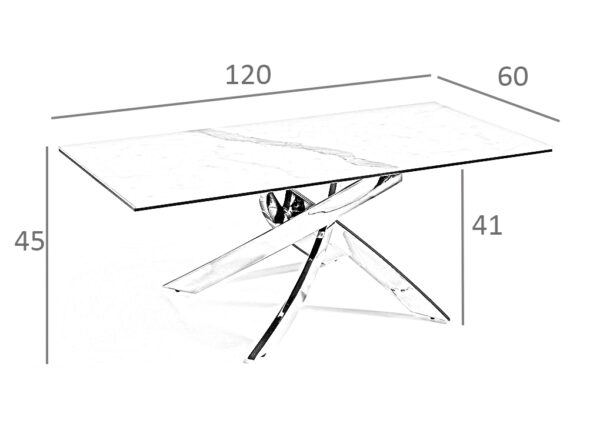 Журнальный столик F1143 /2010.03 керамика 120x60