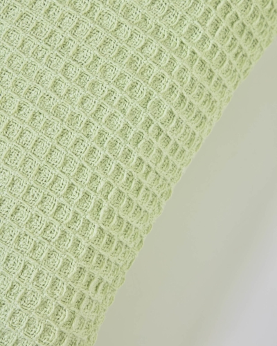 Чехол для подушки Shallowy из 100% хлопка зеленого цвета 45 x 45 см