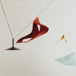 Люстра Milana Contrapeso 47 с противовесом перламутрово-белая