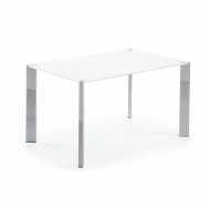 Обеденный стол Corner белый-хром