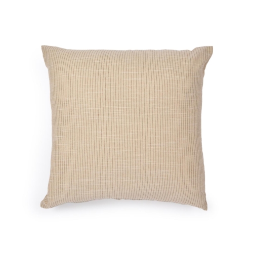 Agostina Чехол на подушку 100% хлопок с бежевой полосой