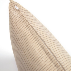 Agostina Чехол на подушку 100% хлопок с бежевой полосой