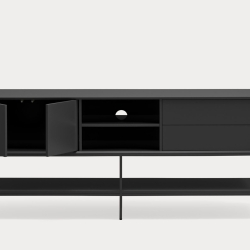 Тумба под ТВ Platt 2D2Dr черная