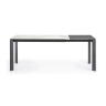 Стол Atta 140 (200) x90 антрацит, керамика