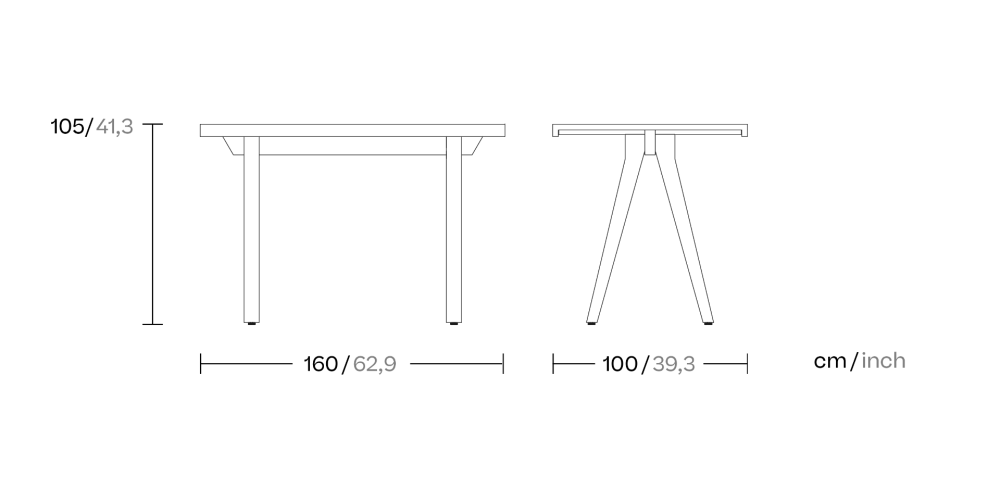 Обеденный стол Vieques High алюминий KS4102900