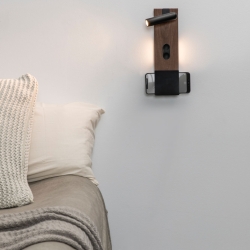 Бра с ридером Magos орех