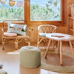 Детская скамейка из ротанга Marzieh 67 см