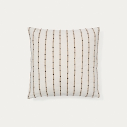 Чехол на подушку Auila из 100% хлопка с вышивкой джутом 45 x 45 см