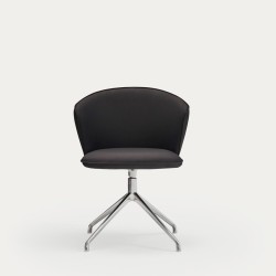 Поворотный стул Add хром/черный