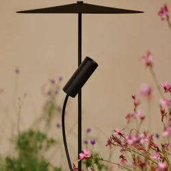 CLAP 1266 Черный маяк 2х6Вт 3000К 38° с экраном