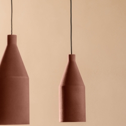 Peralta Подвесной светильник из металла с терракотовой окраской Ø 15 см