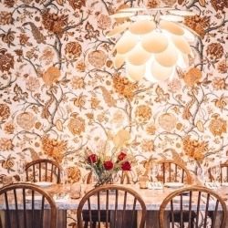 Люстра Discoco 35 см бежевая