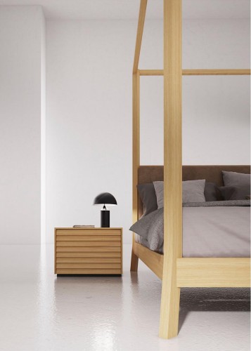 Прикроватная тумбочка Sussex SSX142 на ножках высотой 29 см