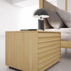 Прикроватная тумбочка Sussex SSX142 на ножках высотой 29 см