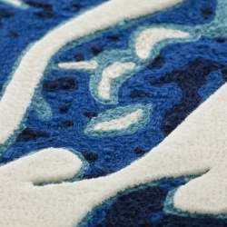 Ковер круглый Blue China White