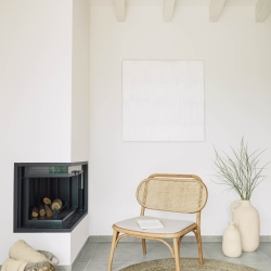 Кресло Doriane массив дуба с мягким сиденьем