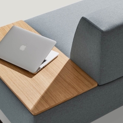 Диван Tetris со спинкой и столиком правый 160 см