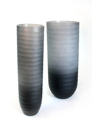 Ваза для цветов и сухоцветов стекло 30 см Terra Design TDVD3002