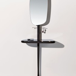 Консоль с зеркалом Nomon MOMENTOS RECIBIDOR Marble (орех+мрамор)