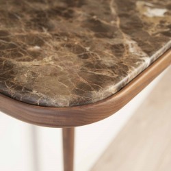 Консоль с зеркалом Nomon MOMENTOS RECIBIDOR Marble (орех+мрамор)