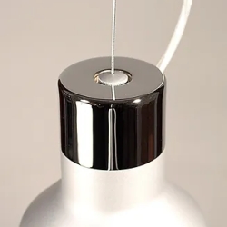 Подвесной светильник Mute black &amp; chrome