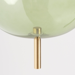 Подвесной светильник Micah зелено-золотой 33410