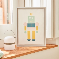 Настольная переносная мини-лампа Lame светло-серая