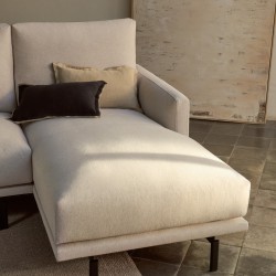 Диван Galene 3-местный с правым шезлонгом, бежевый, 254 см