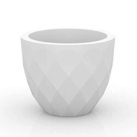 Кашпо Vases Nano матовое белое 12см