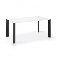 Обеденный стол Corner черно-белый