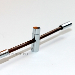 Часы Nomon Mixto N 155 хром/венге. D=155см