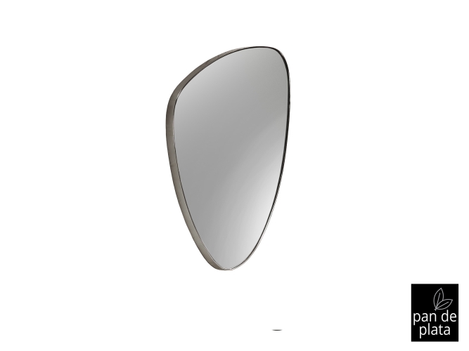 Зеркало треугольное Orio 84х55 серебро