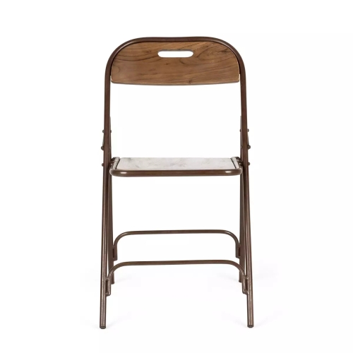 Складной стул Augusta с деревянным сиденьем