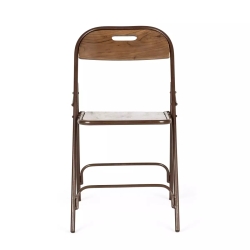 Складной стул Augusta с деревянным сиденьем