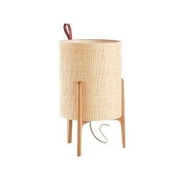 Настольная лампа Greta Ø 20 натуральный