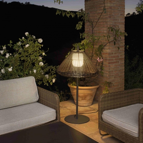 Плетеный абажур Hue W70