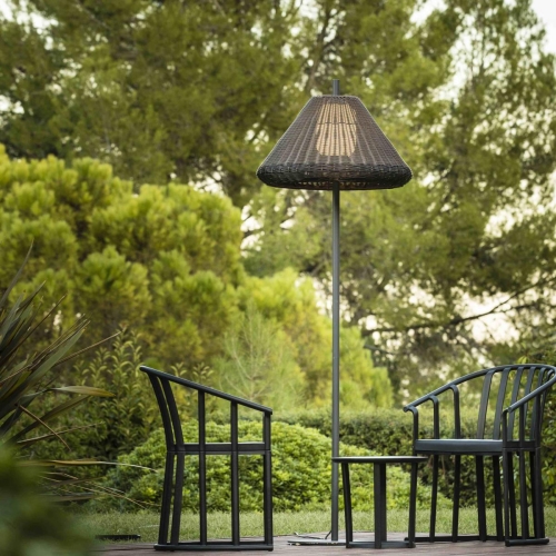 Плетеный абажур Hue W70