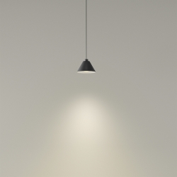 Подвесной светильник для трека Deltatrack ø26 черный