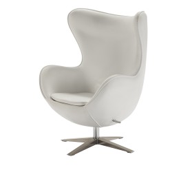 Кресло Egg белое