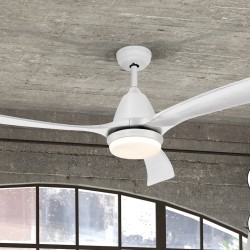 Aspas Потолочный вентилятор с освещением белый DIM