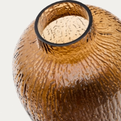 Shali Ваза из коричневого стекла 23,5 см