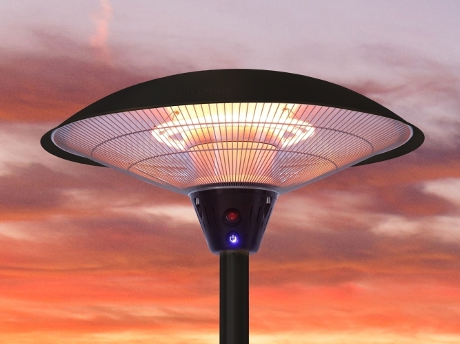 Напольный обогреватель с подсветкой Heat Vulcan 2100W