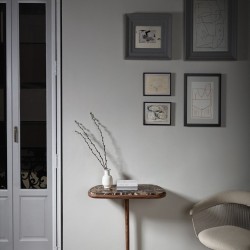 Консоль из ореха с мрамором Nomon CONSOLA Marble