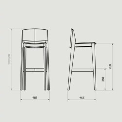 Барный стул Isa 141B
