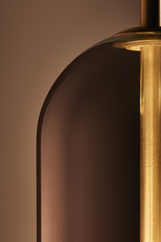 Люстра Glam матовый золотой/тонированный