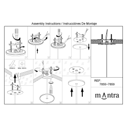 Основание потолочное утопленное FLORON 7856
